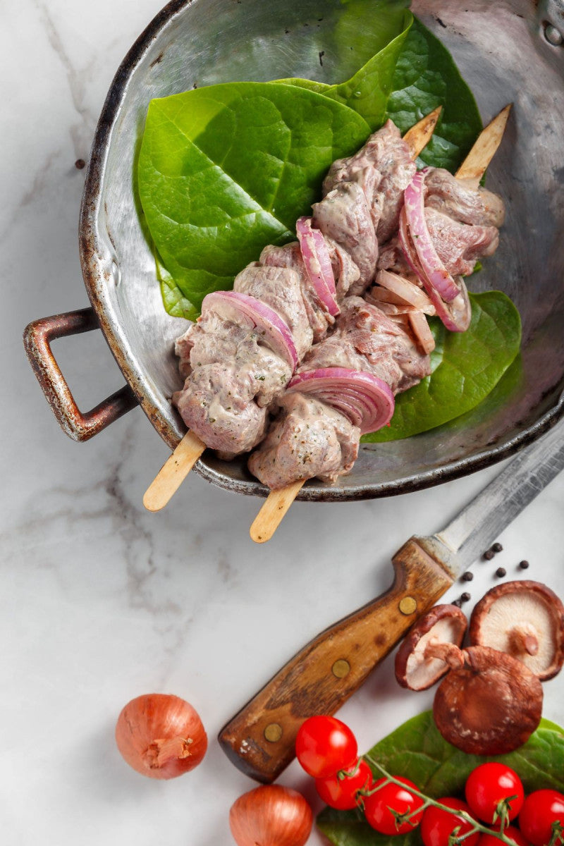 Shashlik - Marinated Sliced Beef x 2 Skewers