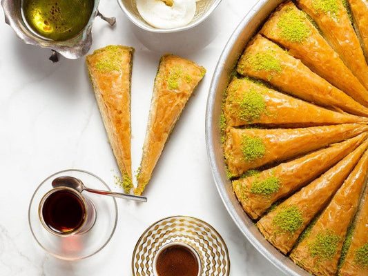 Baklava With Dondurma (Ice Cream)